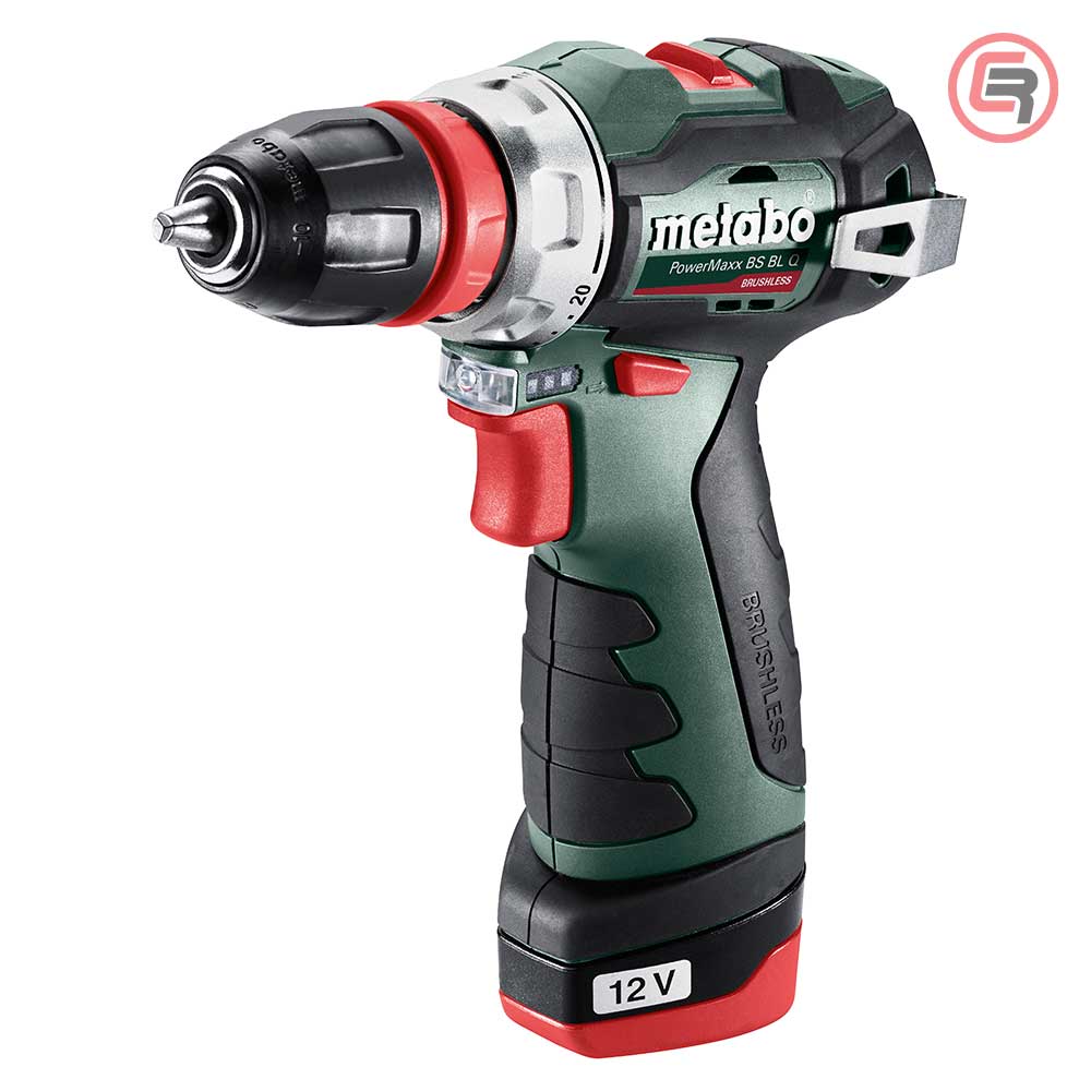 Metabo Bušilica-Odvijač Aku PowerMaxx BS BL Q 12V 2xAKU (2,0Ah) LC 40 + Kofer – 601749500