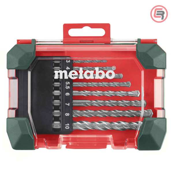 Metabo Garnitura Svrdala Za Beton 3-10 mm / 8 dijelna U PVC Kutiji "SP" – 626706000 - Slika 2