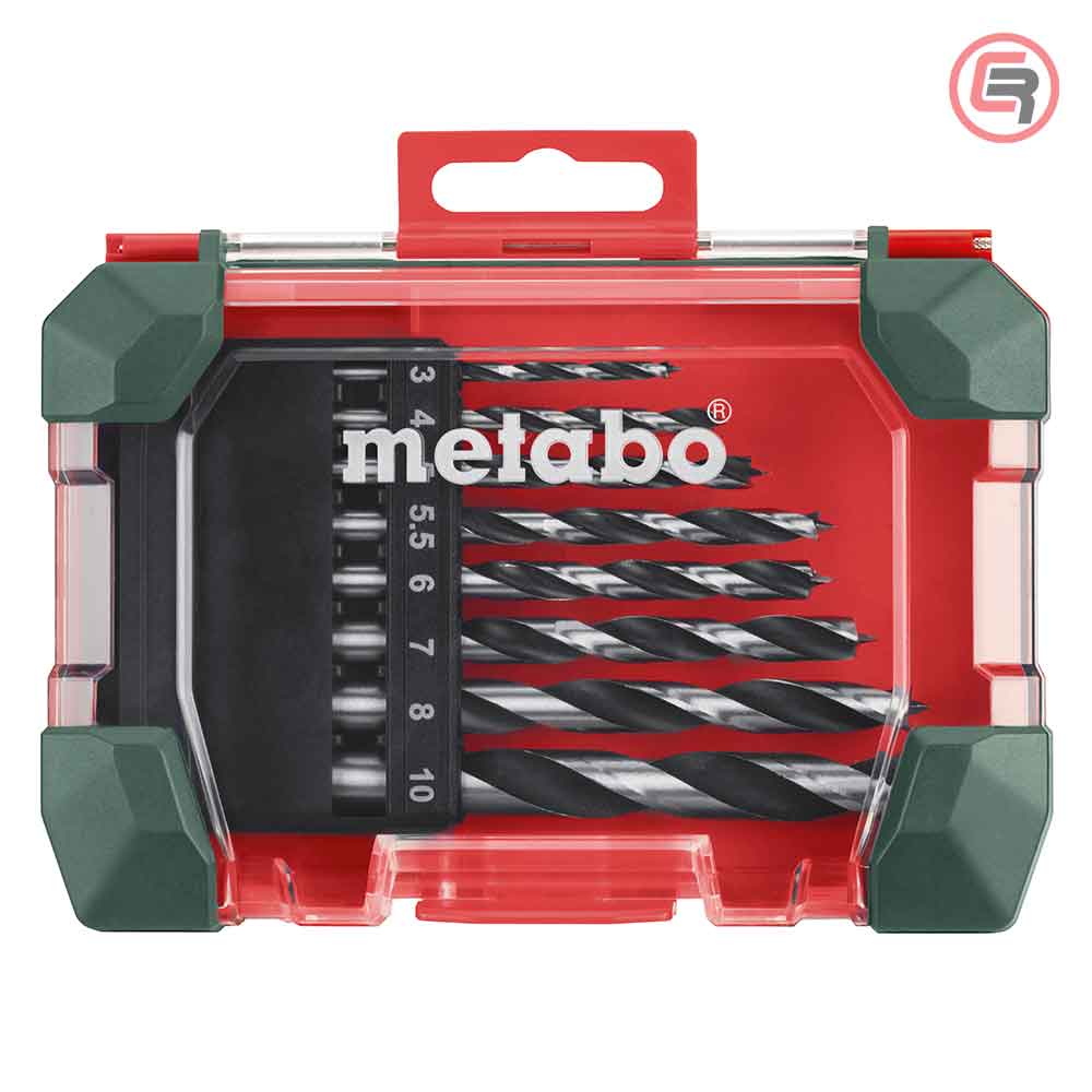 Metabo Garnitura Svrdala Za Drvo 3-10 mm / 8 dijelna U PVC Kutiji "SP" – 626705000 - Slika 2