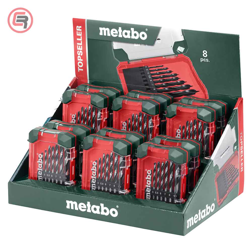 Metabo Garnitura Svrdala Za Drvo 3-10 mm / 8 dijelna U PVC Kutiji "SP" – 626705000 - Slika 3