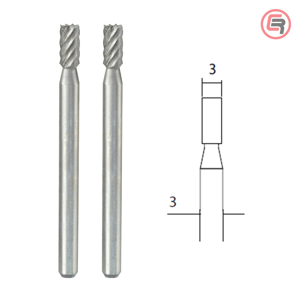 Proxxon Štift Za Glodanje 3,0 mm Cilindrični / 2 kom - 28722