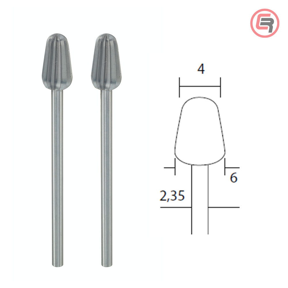 Proxxon Štift Za Glodanje 4,0 mm Konusni / 2 kom - 28723