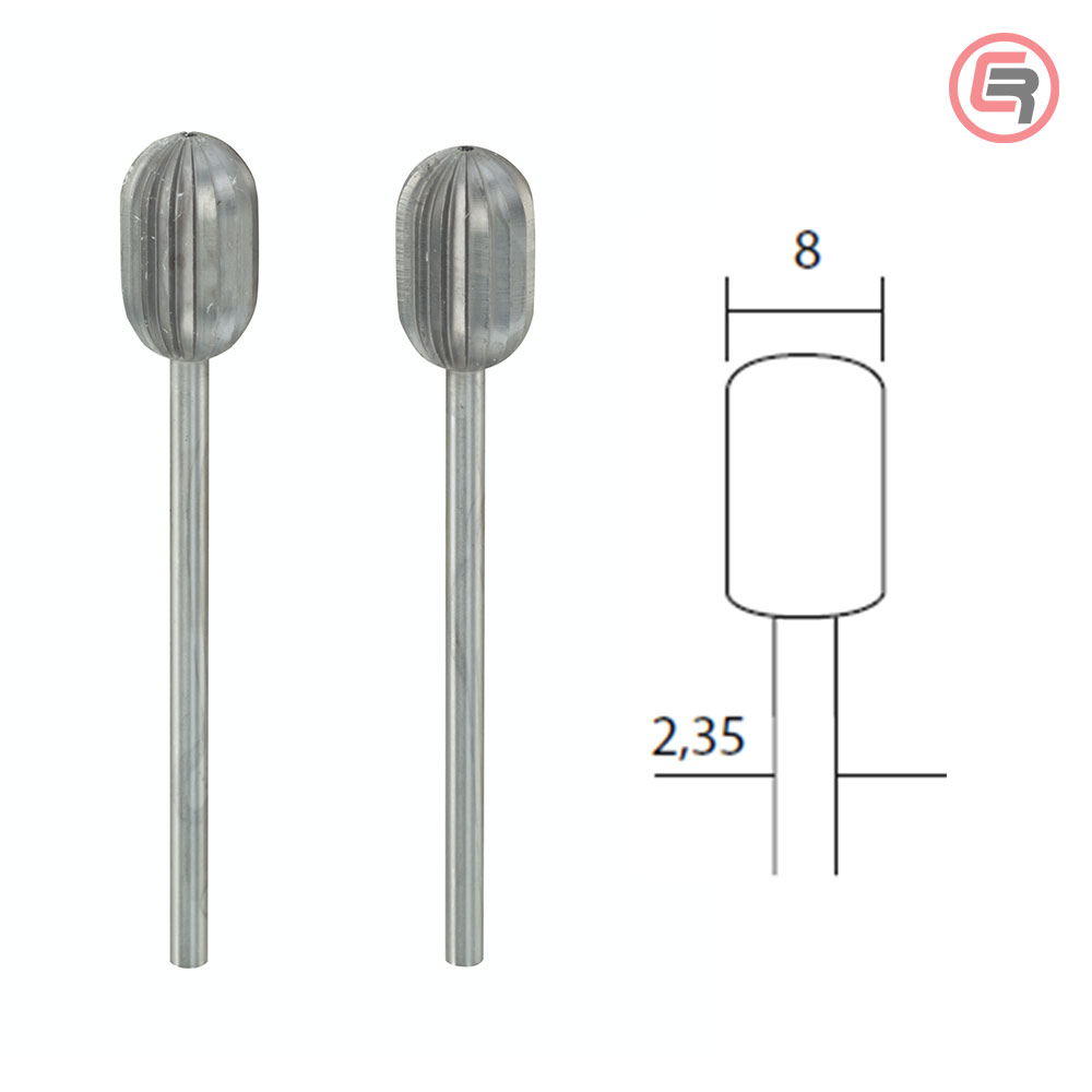 Proxxon Štift Za Glodanje 8,0 mm Cilindrični / 2 kom - 28726