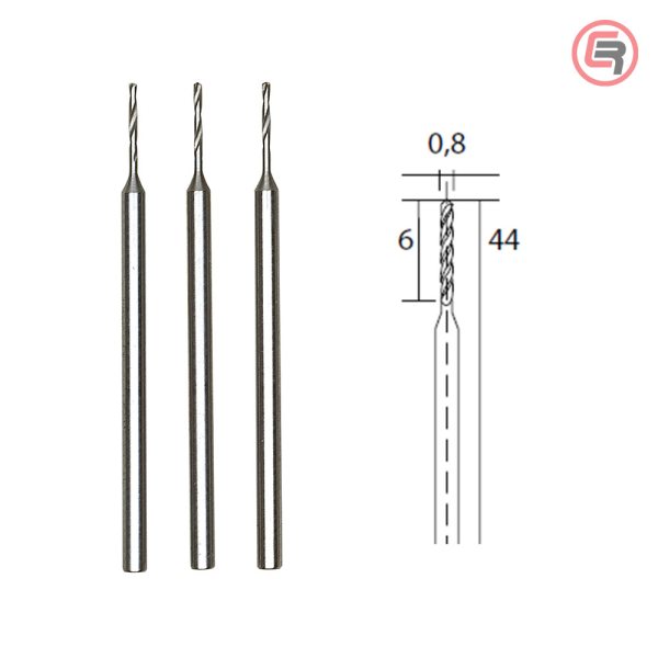Proxxon Svrdlo HSS Micro Za Metal 0,8 mm / 3 kom - 28852