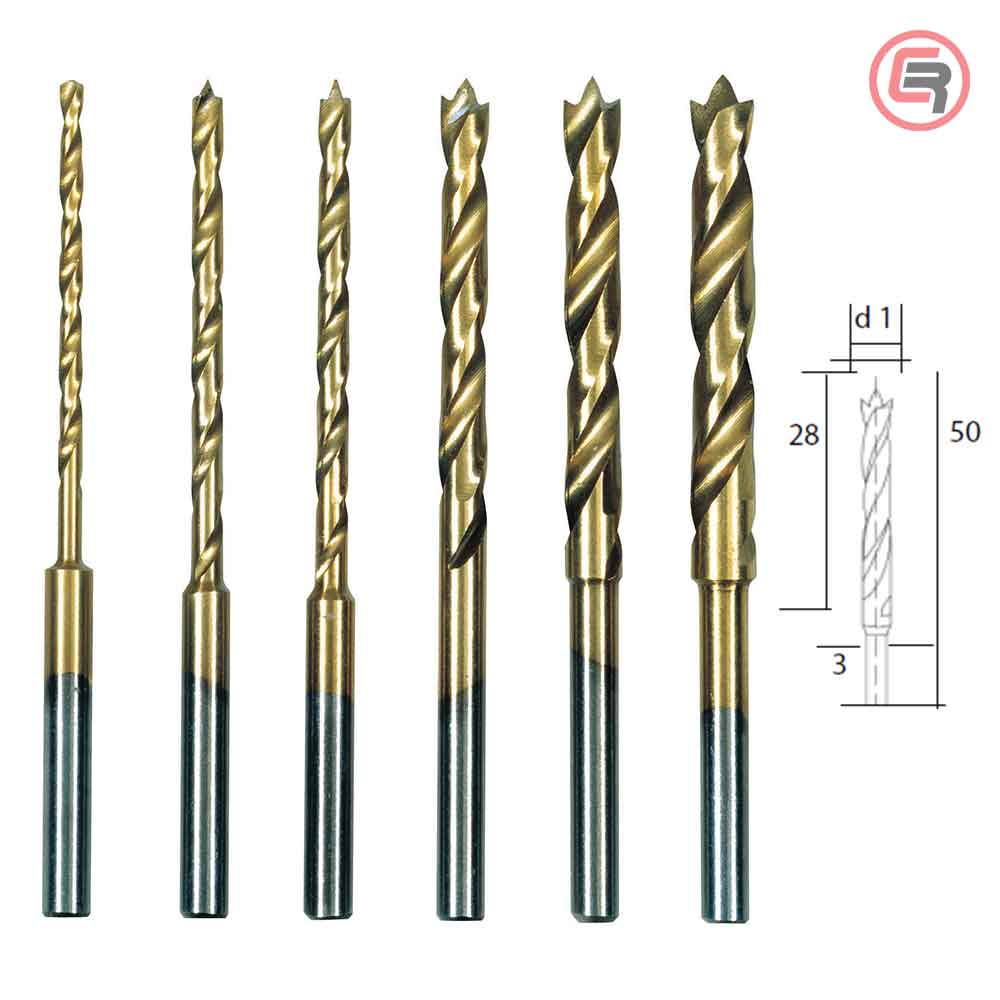 Proxxon Garnitura Svrdala HSS Sa Centralnom Iglom 1,5-4,0 mm / 6 dijelna u Kutiji – 28876 - Slika 2