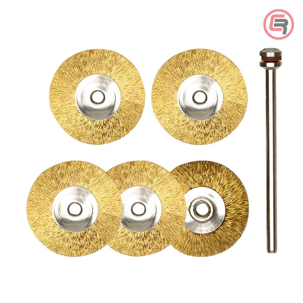 Proxxon Četka Mesingana 22 mm + Držač / 5 kom - 28962