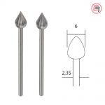 Proxxon Štift Za Glodanje 6,0 mm Oblik Plamena / 2 kom - 28724