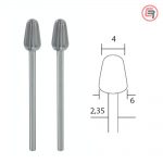 Proxxon Štift Za Glodanje 4,0 mm Konusni / 2 kom - 28723