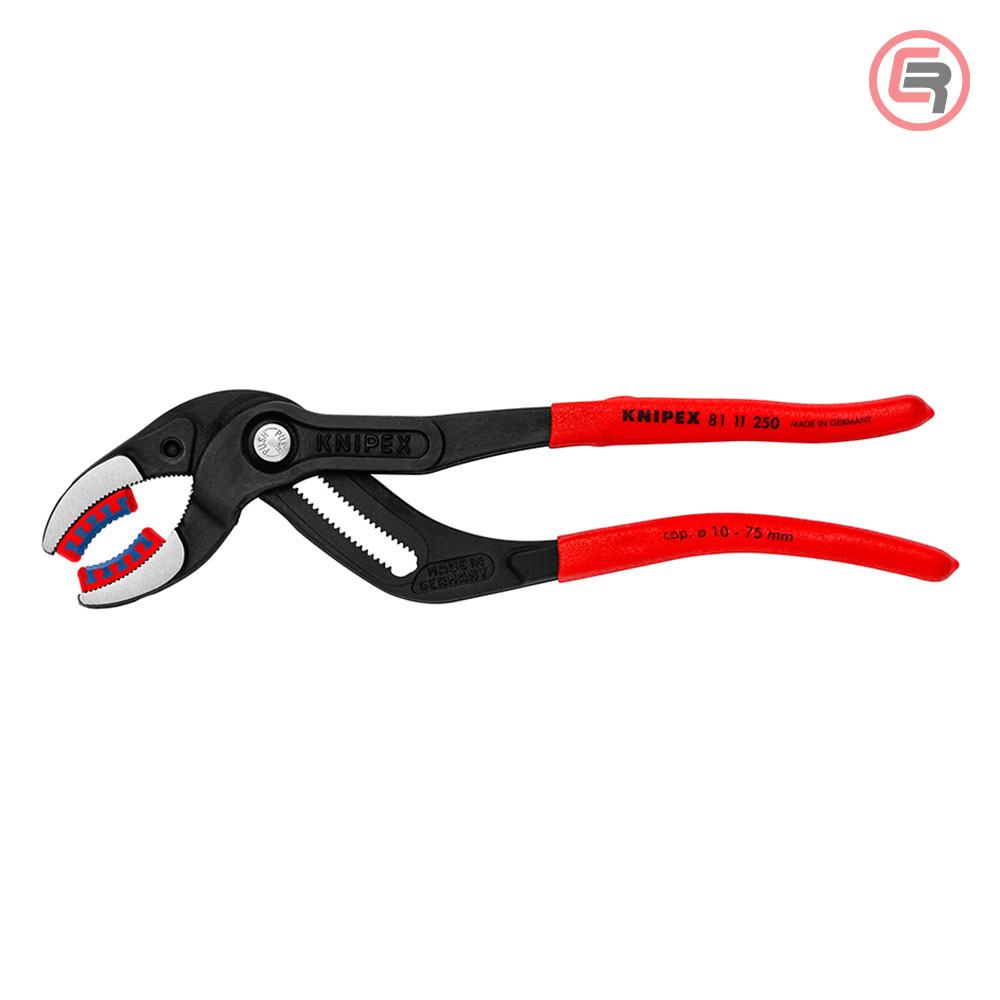 Knipex Kliješta Za Cijevi i Sifone Sa Plastičnim Uloškom 250 mm - 81 11 250 - Slika 3