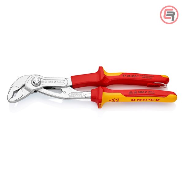 Knipex Kliješta Papige / Papagajke Cobra 250mm Sa Priveznicom 1000V – 87 26 250 T