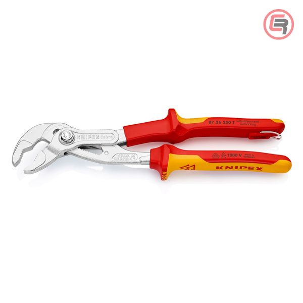 Knipex Kliješta Papige / Papagajke Cobra 250mm Sa Priveznicom 1000V – 87 26 250 T - Slika 2