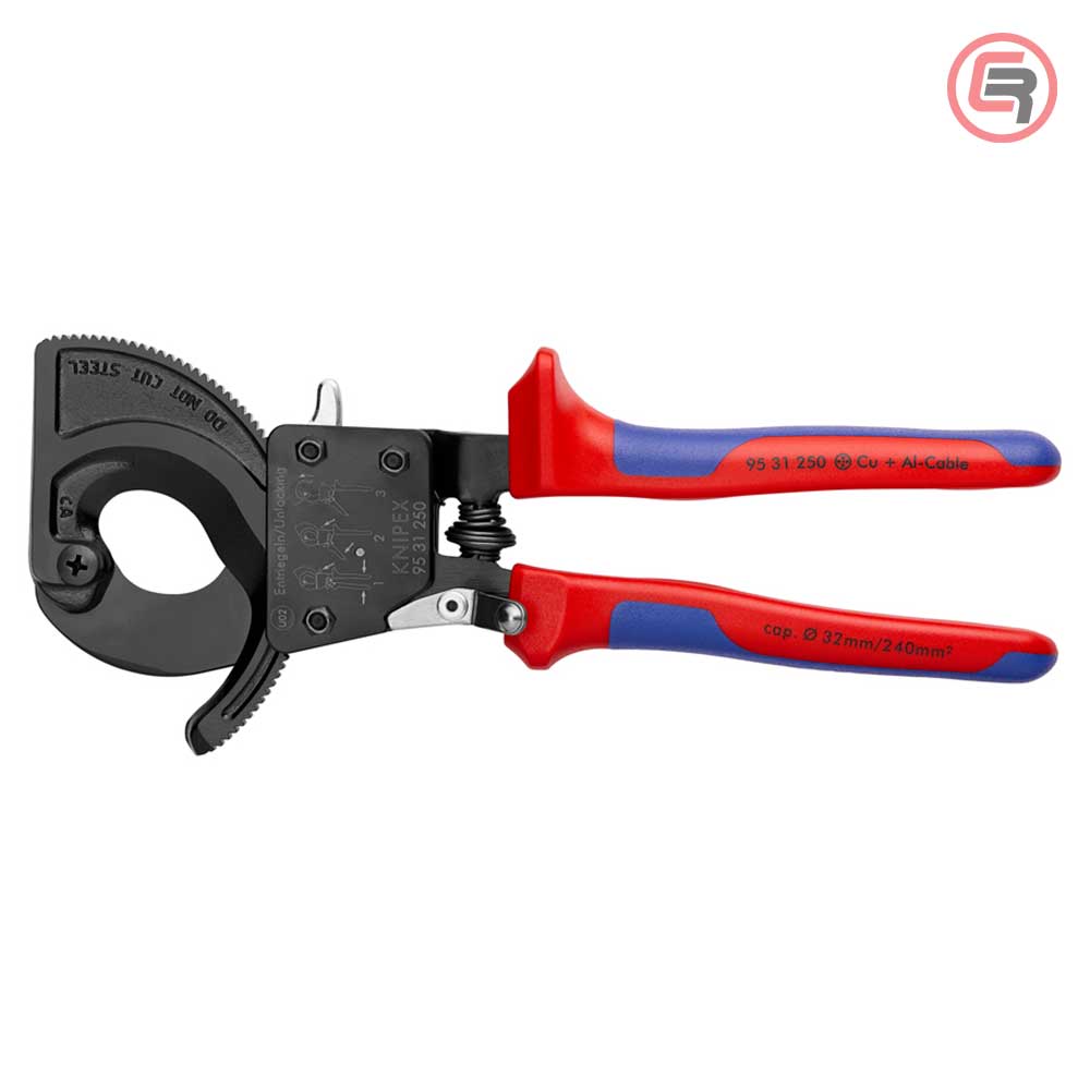 Knipex Škare Makaze 250mm Za Kablove fi 32mm / 240mm2 - 95 31 250 - Slika 3