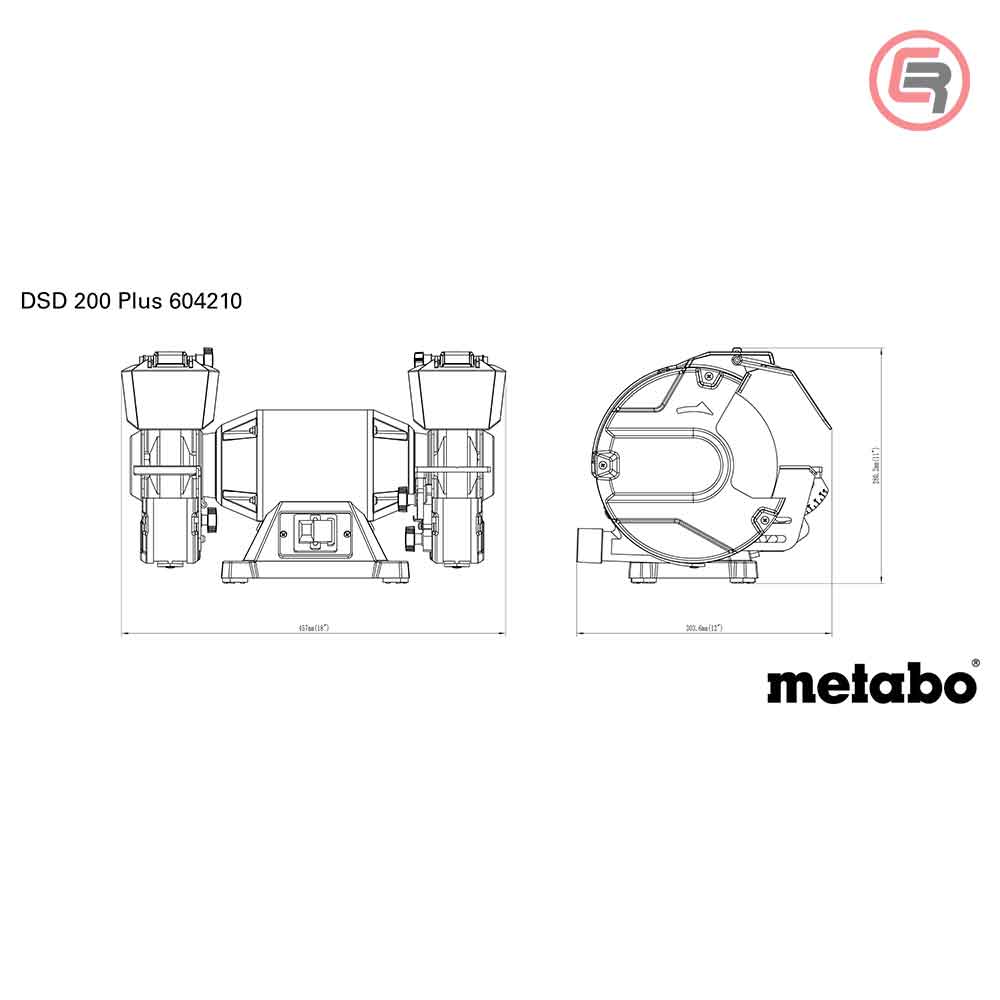 Metabo Brusilica DSD 200 Plus Dvostrana 200mm / 750W - 604210000 - Slika 9