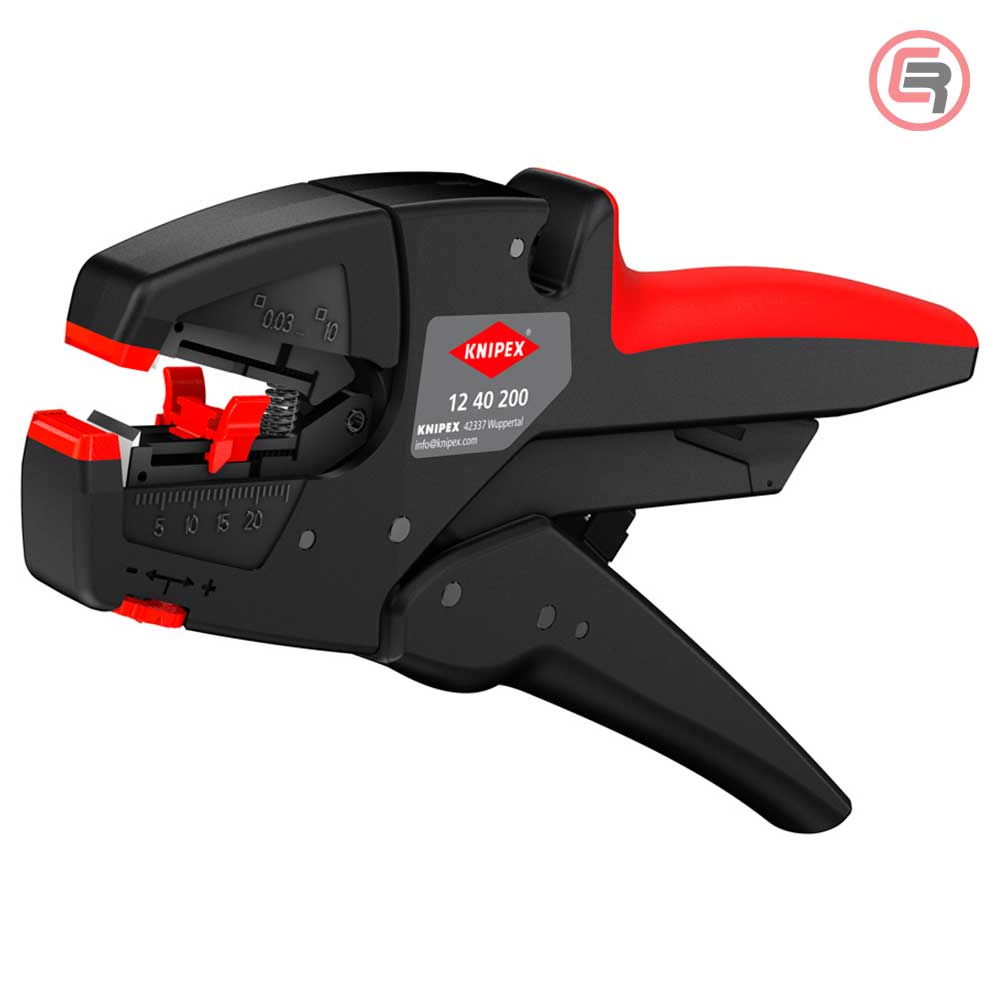 Knipex Kliješta Za Skidanje Izolacije EvoStrip 0,03 - 10,0 mm2 Automatska - 12 40 200 - Slika 3