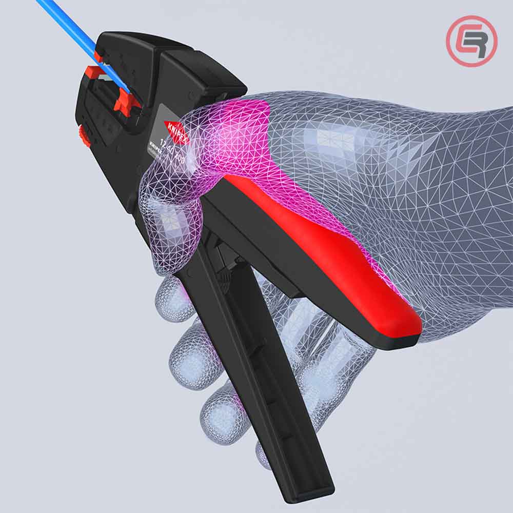 Knipex Kliješta Za Skidanje Izolacije EvoStrip 0,03 - 10,0 mm2 Automatska - 12 40 200 - Slika 4