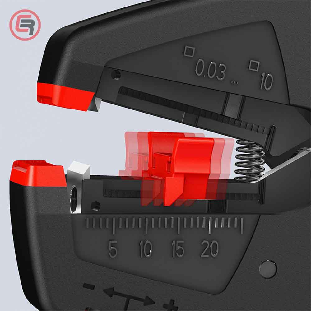 Knipex Kliješta Za Skidanje Izolacije EvoStrip 0,03 - 10,0 mm2 Automatska - 12 40 200 - Slika 6