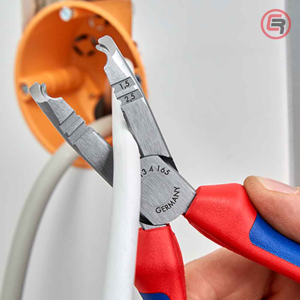 Knipex Kliješta Za Skidanje Izolacije 165 mm Sa Sječicama - 13 42 165 - Slika 6