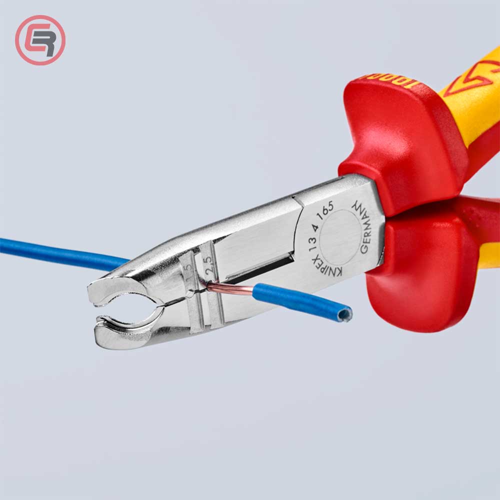 Knipex Kliješta Za Skidanje Izolacije 165 mm Sa Sječicama 1000V - 13 46 165 - Slika 4