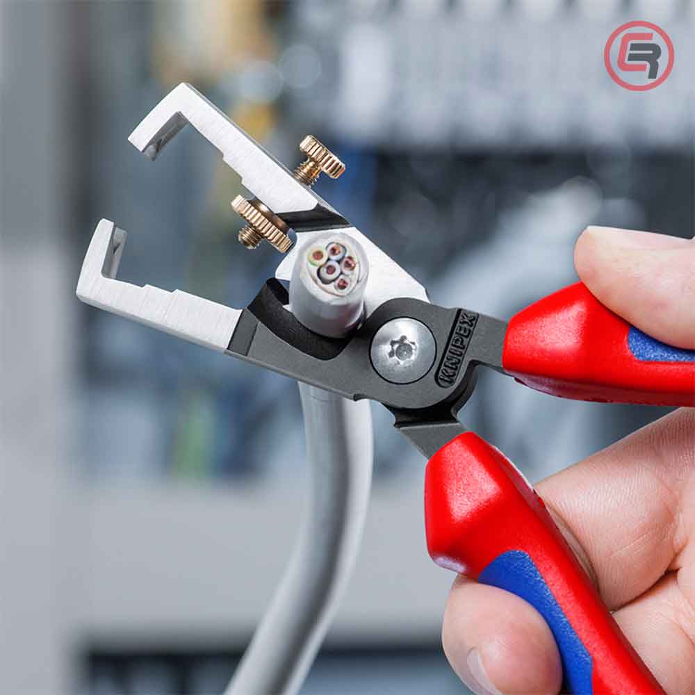 Knipex Kliješta Za Skidanje Izolacije StriX 180mm Sa Makazama Za Kablove - 13 62 180 - Slika 6