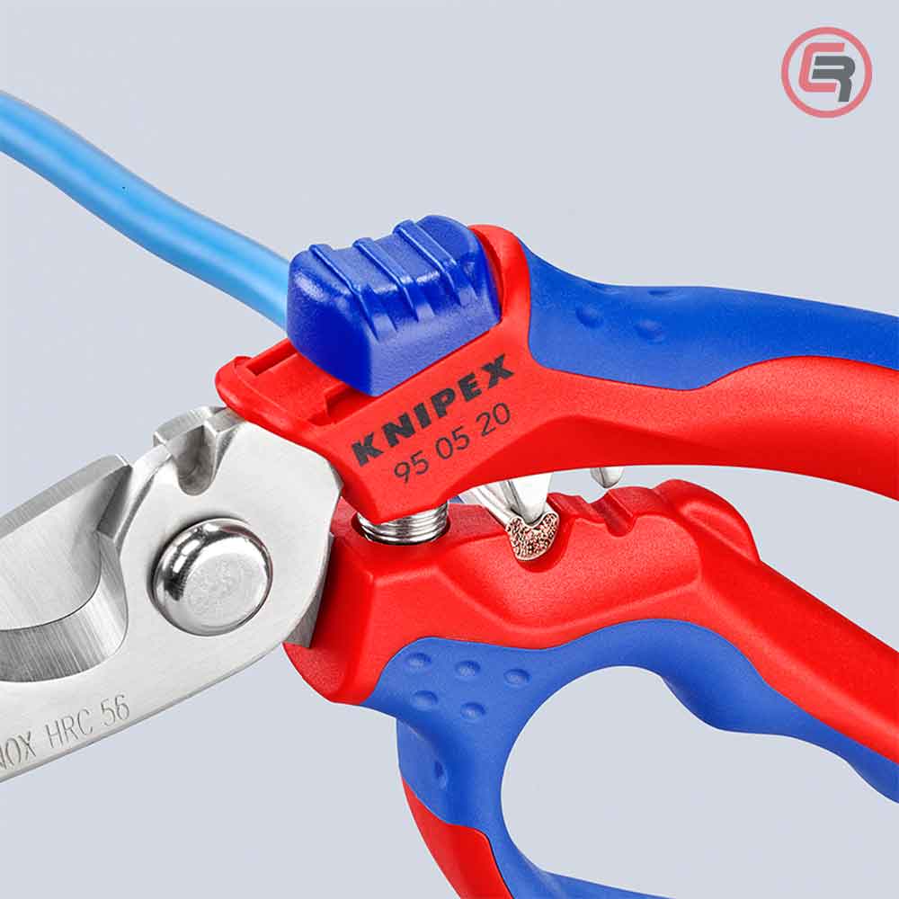 Knipex Škare Makaze Ugaone 45* Za Električare 180 mm - 95 05 20 SB - Slika 9