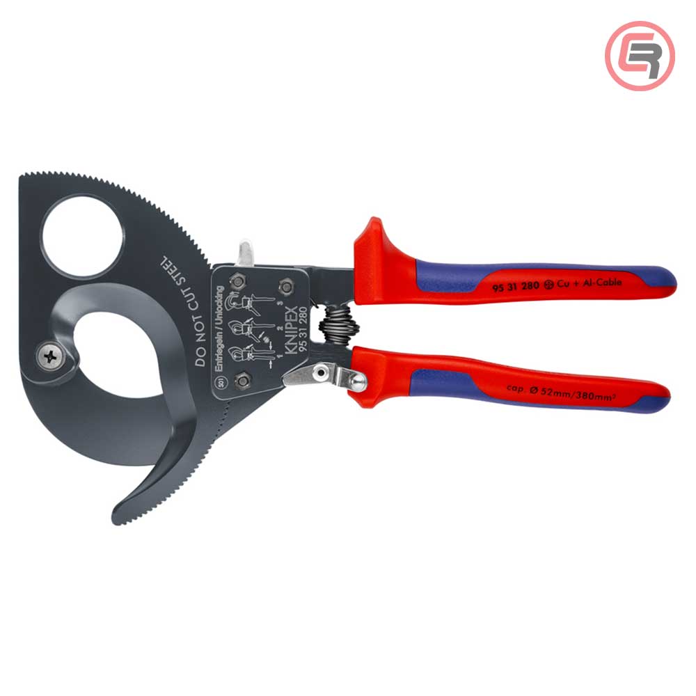 Knipex Škare Makaze 280mm Za Kablove fi 52mm / 380mm2 - 95 31 280 - Slika 3