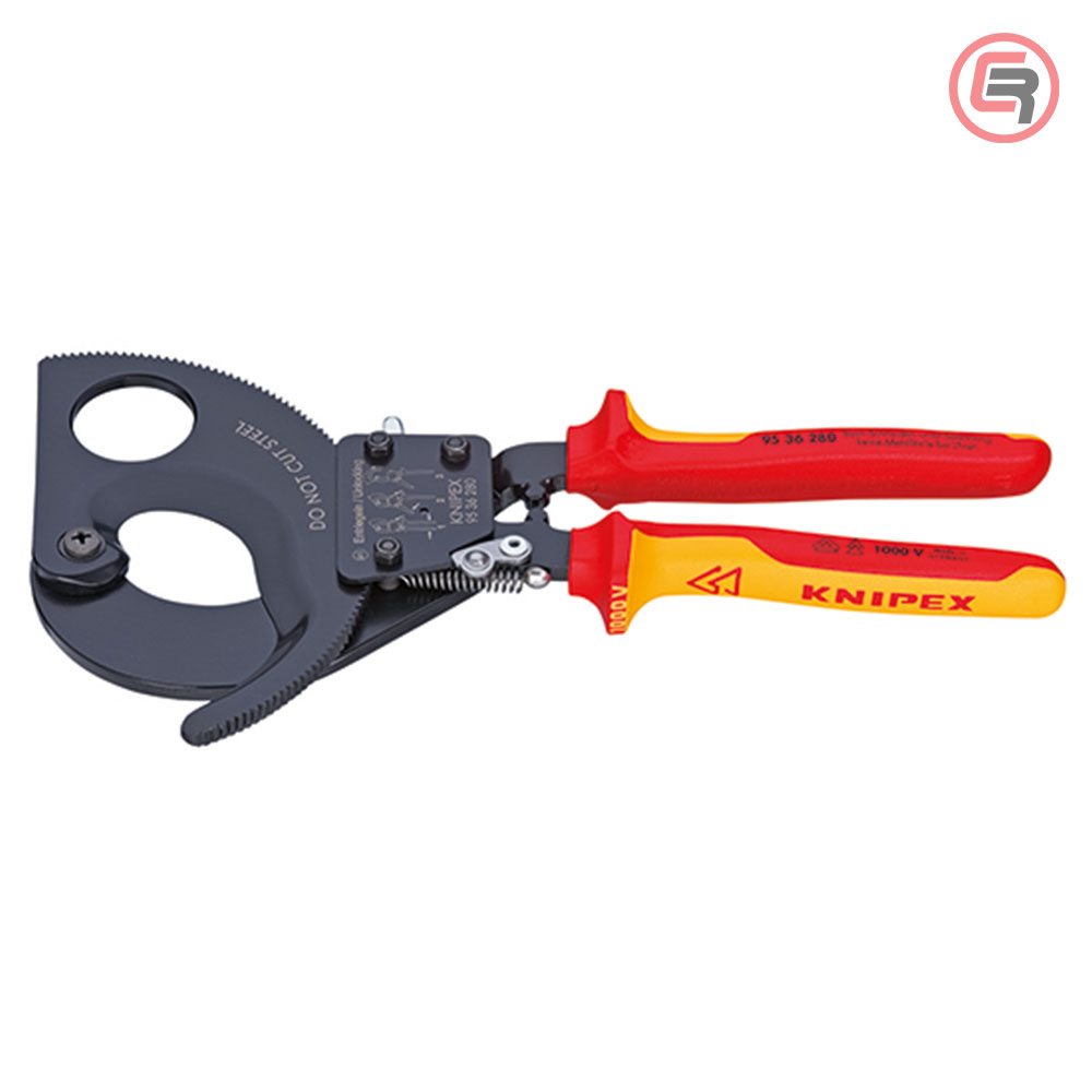 Knipex Škare Makaze 280 mm Za Kablove fi 52 mm / 380 mm2 / 1000V - 95 36 280 - Slika 5