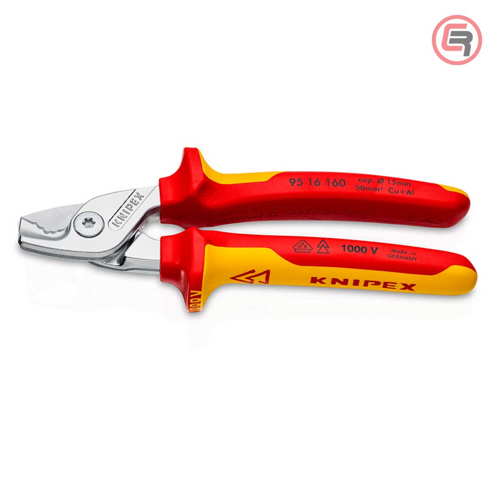 Knipex Škare Makaze 160mm Za Kablove StepCut fi 15mm / 50mm2 1000V – 95 16 160