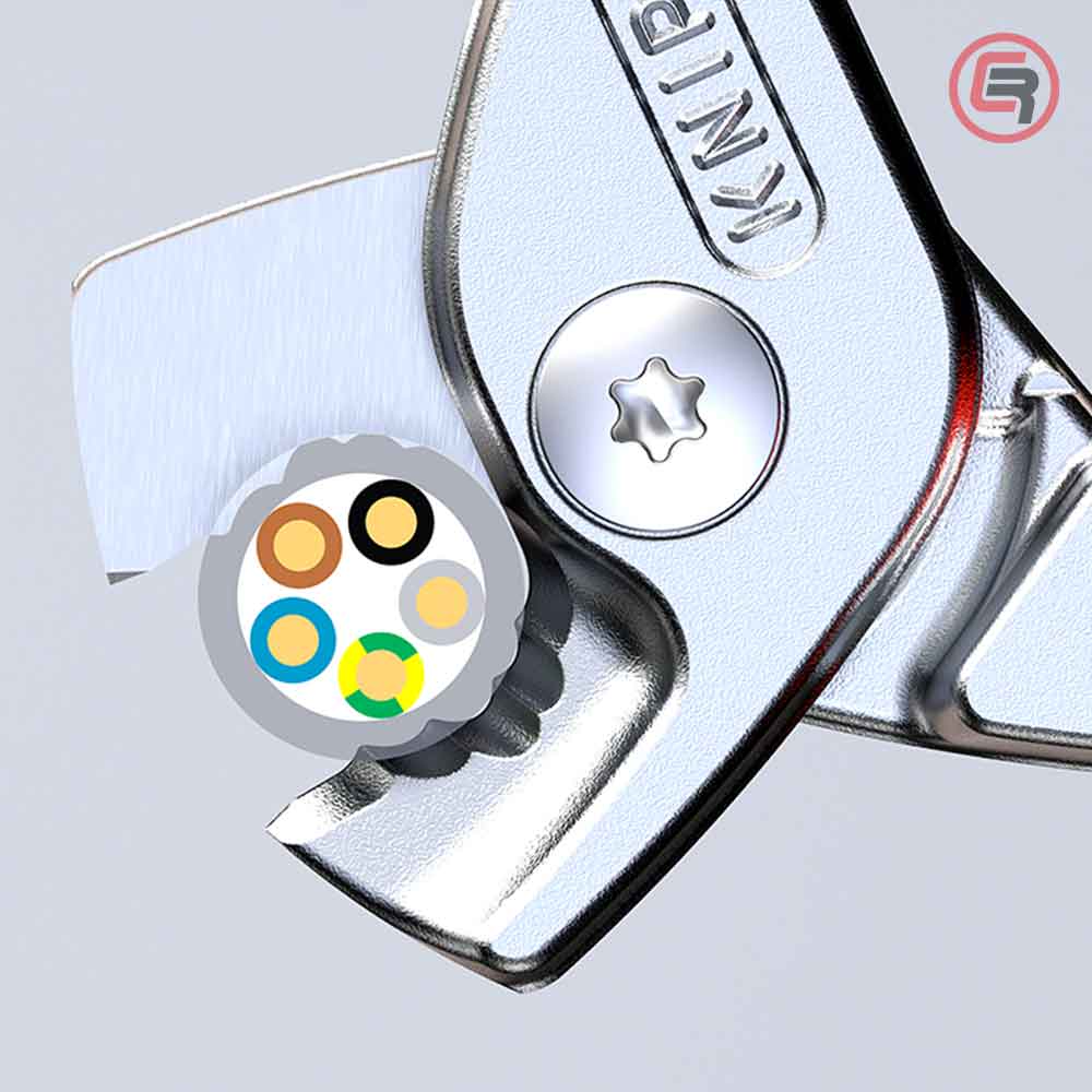 Knipex Škare Makaze 160mm Za Kablove StepCut fi 15mm / 50mm2 1000V – 95 16 160 - Slika 4