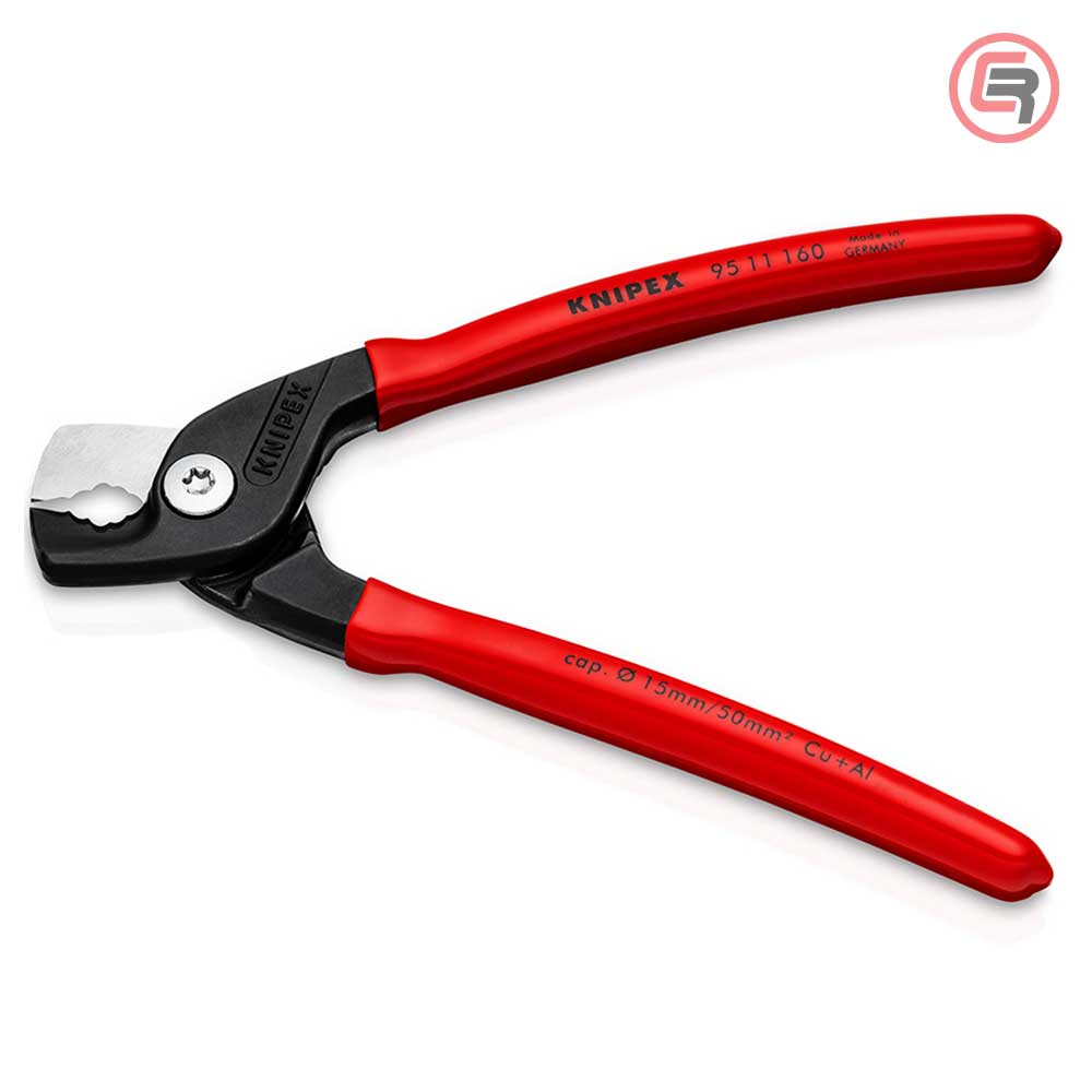 Knipex Škare Makaze 160mm Za Kablove StepCut fi 15mm / 50mm2 - 95 11 160 - Slika 2