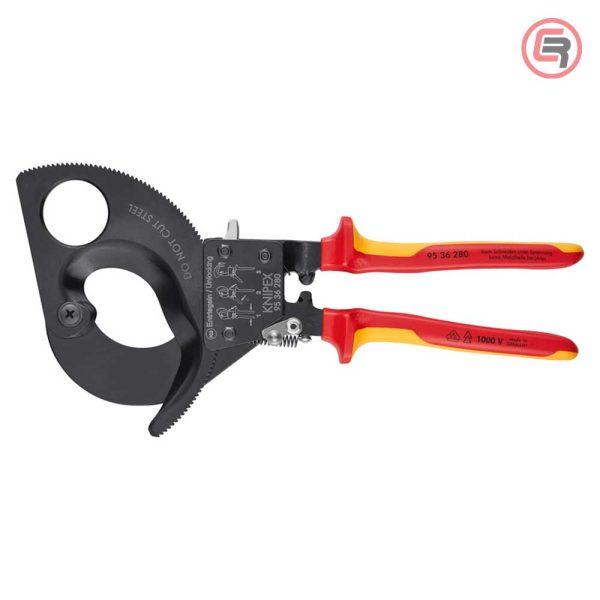Knipex Škare Makaze 280mm Za Kablove fi 52mm / 380mm2 / 1000V - 95 36 280 - Slika 3