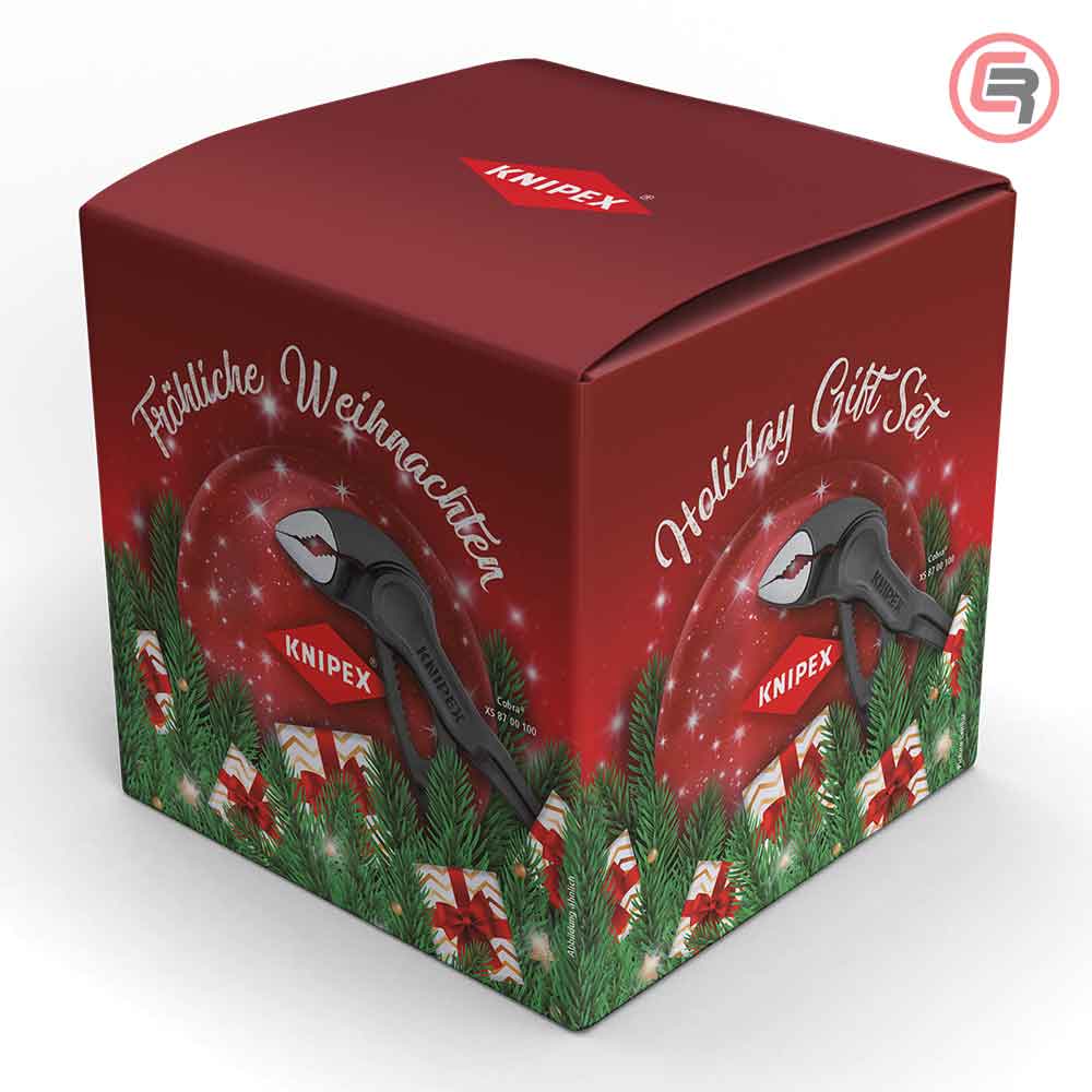 Knipex Kliješta Papige / Papagajke Cobra XS 100 mm Limited Edition – 87 00 100 XMAS - Slika 4