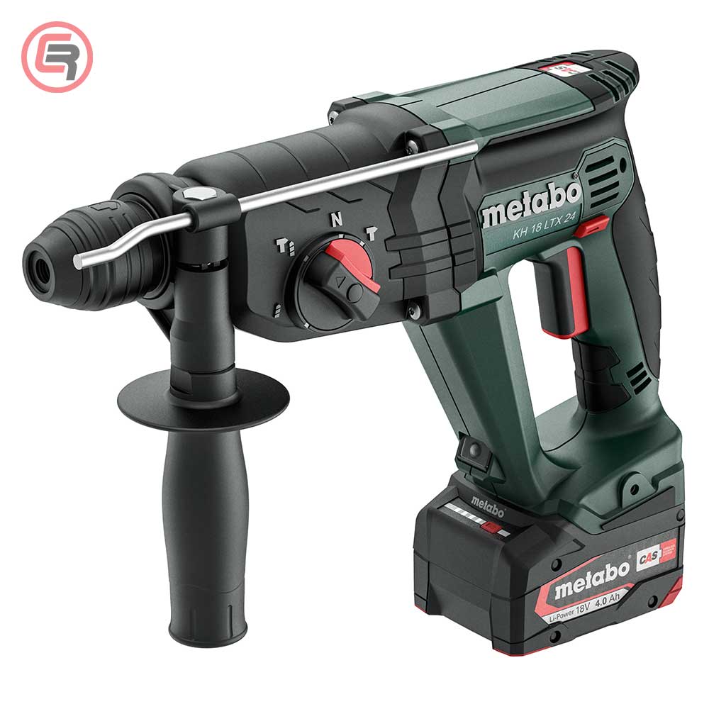 Metabo Čekić Kombinovani Aku KH 18 LTX 24 / 18V 2xAKU (4,0 Ah) ASC55 + metaBOX 165 L – 601712510