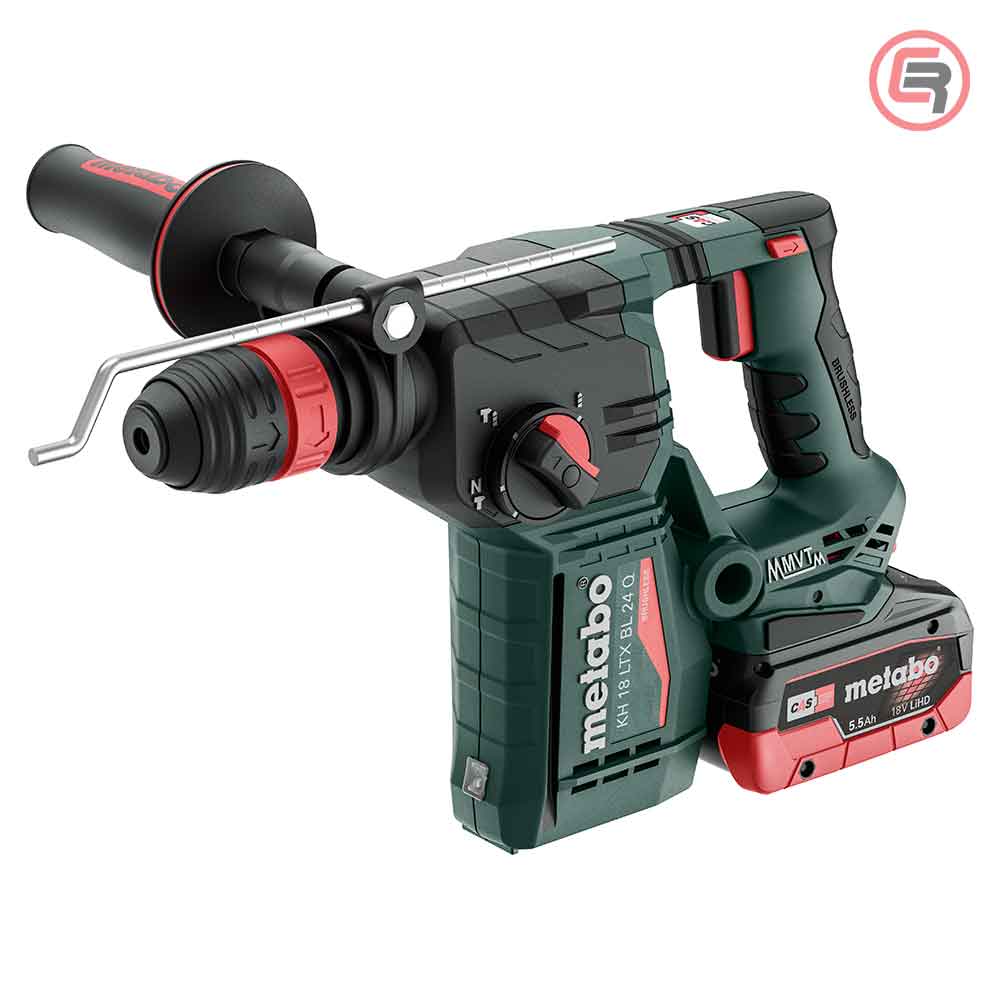 Metabo Čekić Kombinovani Aku KH 18 LTX BL 24 Q 18V 2xAKU (5,5 Ah LiHD) ASC145 + metaBOX 165 L - 601714660