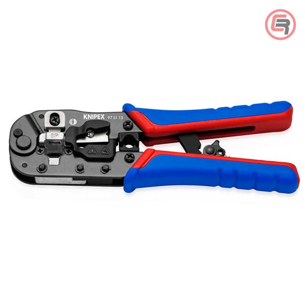 Knipex Kliješta Za 8 Polne Konektore RJ45 (8P8C) 191 mm - 97 51 13