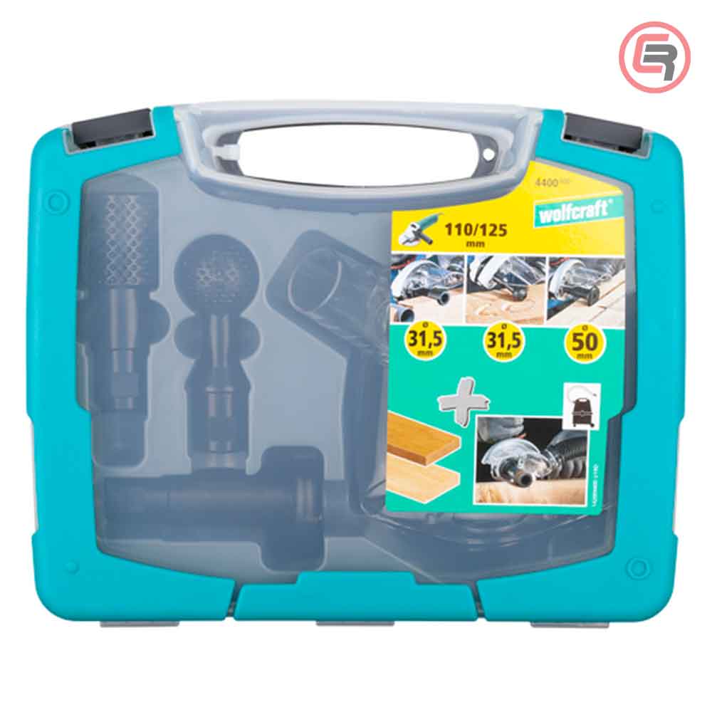 Wolfcraft Set Za Obradu Drveta Za Kutne Brusilice / 4 dijelni - 4400000 - Slika 2