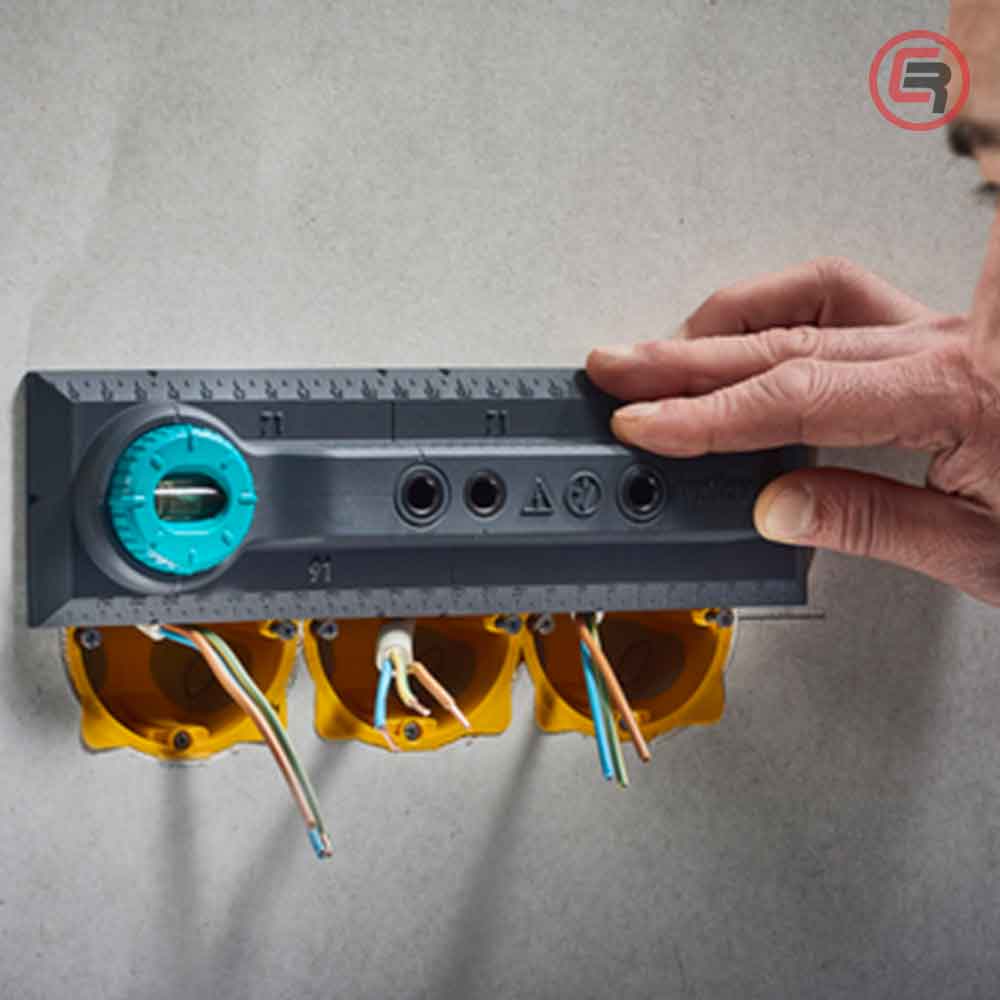 Wolfcraft Šablon Za Bušenje Rupa Za Utičnice ELEKTRO - 5976000 - Slika 4