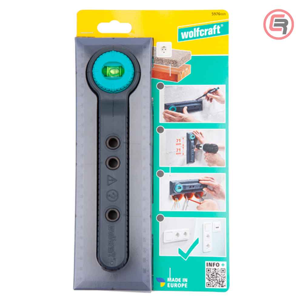 Wolfcraft Šablon Za Bušenje Rupa Za Utičnice ELEKTRO - 5976000 - Slika 7