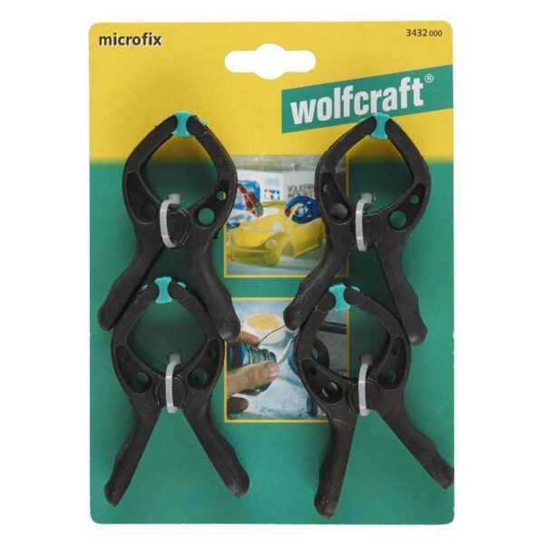 Wolfcraft Stega Mini Sa Oprugom Microfix 30 mm / 4 kom – 3432000 - Image 4