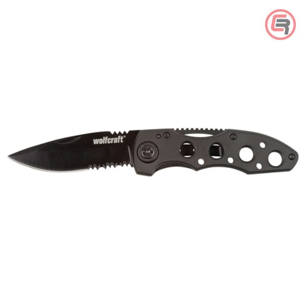 Wolfcraft Nož Preklopni Glatka + Nazubljena Oštrica 75 mm - 4289000 - Slika 4