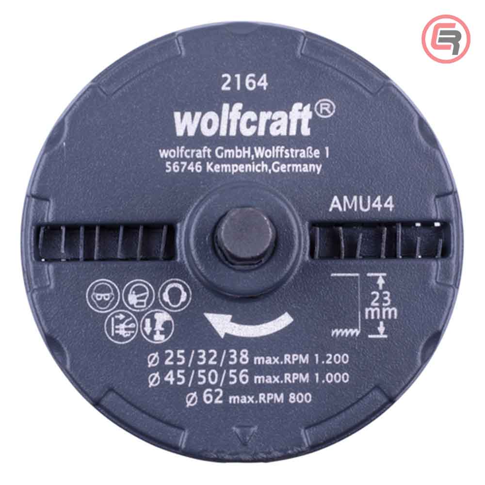 Wolfcraft Set Pila Za Rupe fi 25, 32, 38, 45, 50, 56, 62 mm / 23 mm / 7 dijelni - 2164000 - Slika 3