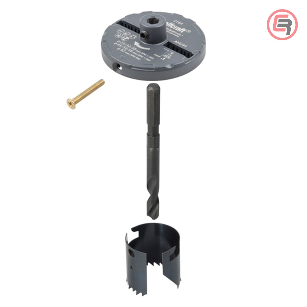 Wolfcraft Set Pila Za Rupe fi 25, 32, 38, 45, 50, 56, 62 mm / 23 mm / 7 dijelni - 2164000 - Slika 4