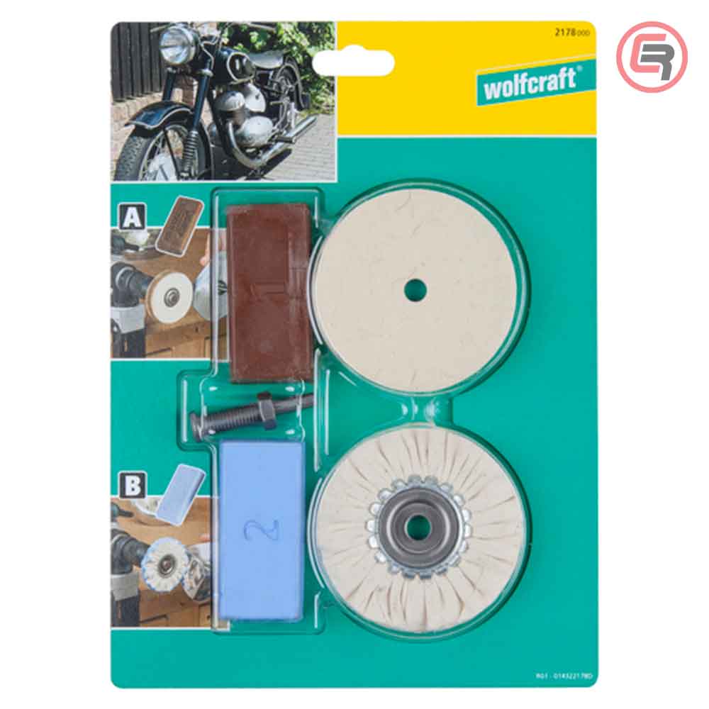 Wolfcraft Set Za Poliranje Hoby / 5 dijelni - 2178000 - Slika 2