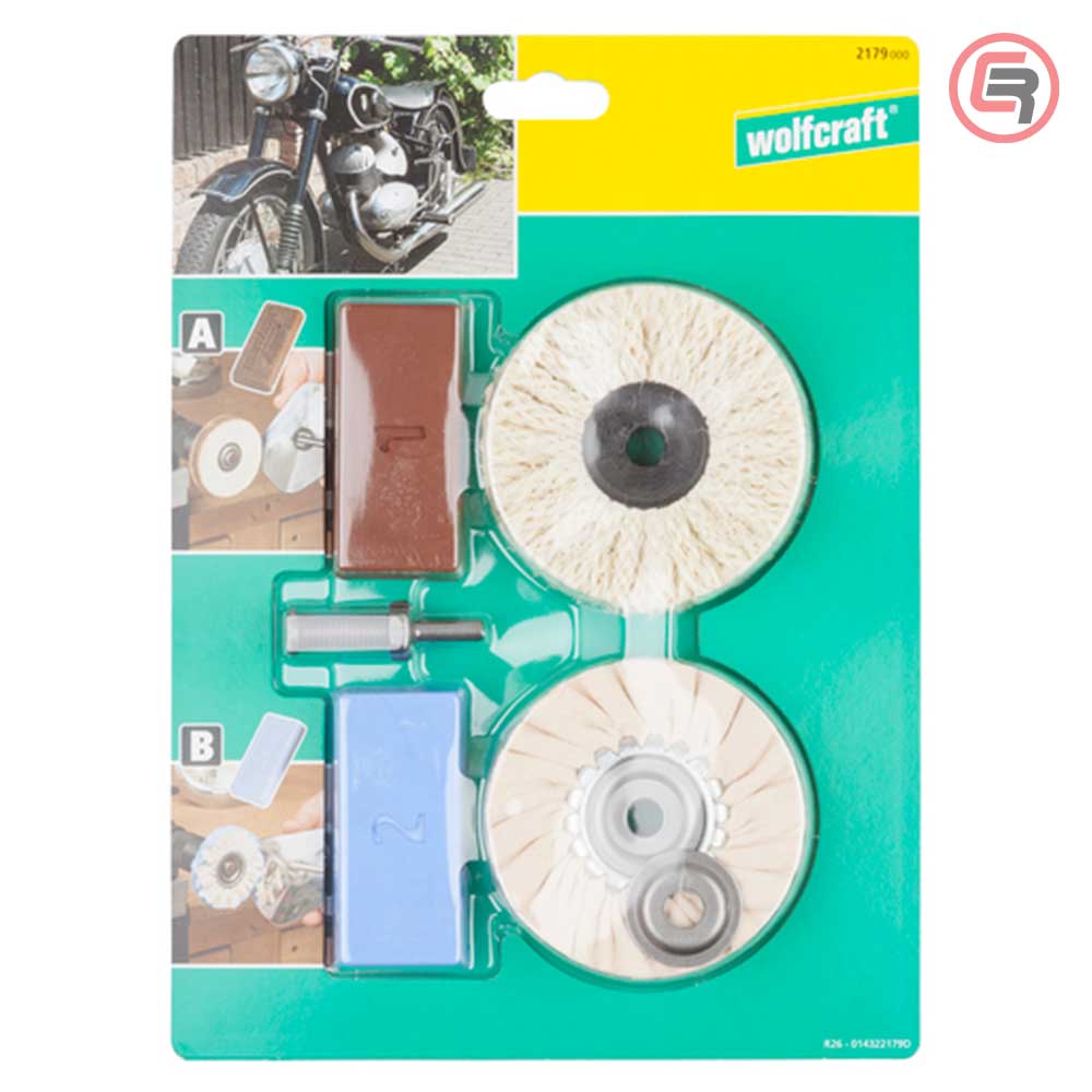 Wolfcraft Set Za Poliranje Profi / 6 dijelni - 2179000 - Slika 3