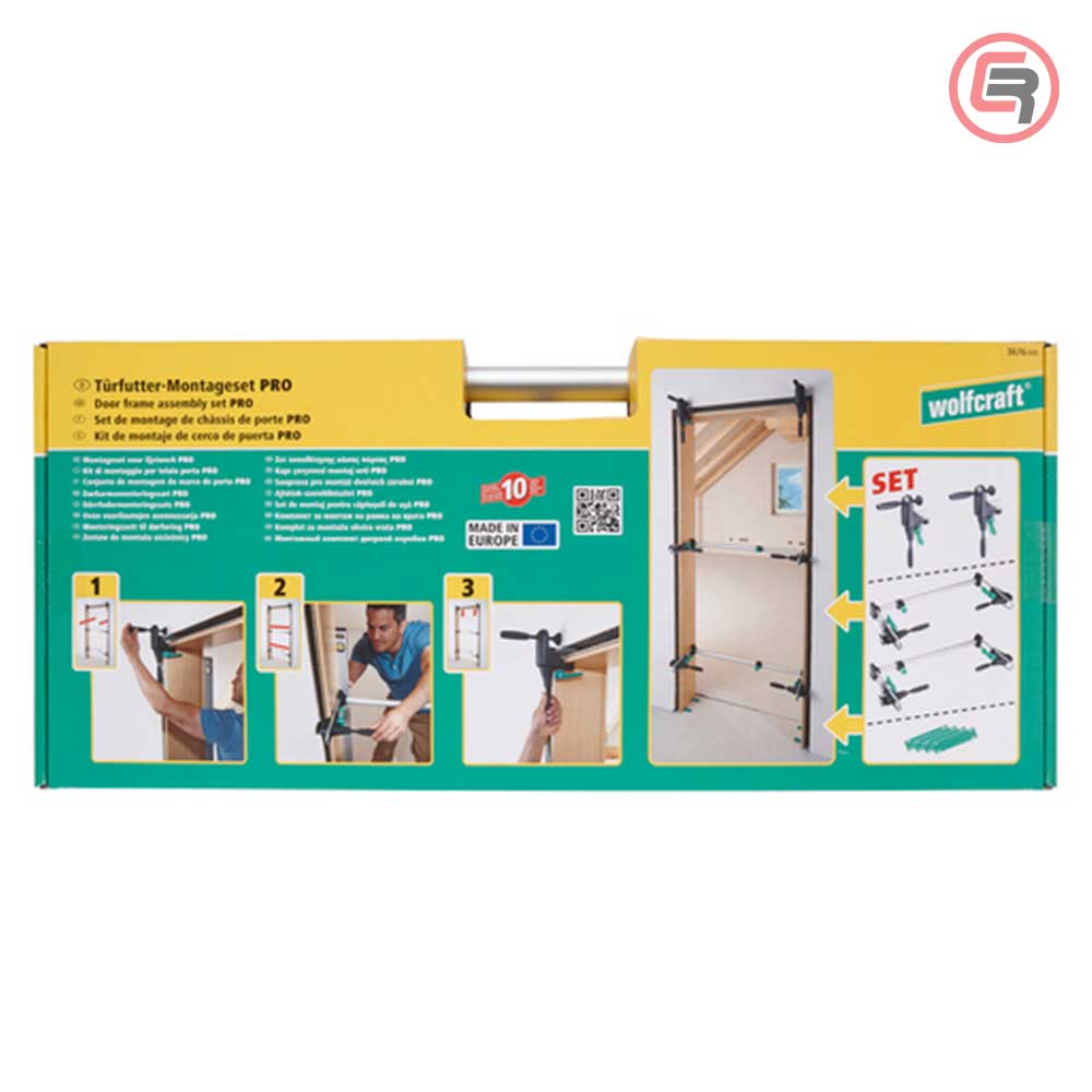 Wolfcraft Set Stega Za Montažu Vrata PRO / 8 dijelni - 3676000 - Slika 2