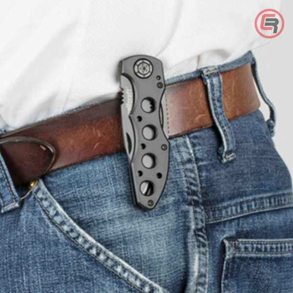 Wolfcraft Nož Preklopni Glatka + Nazubljena Oštrica 75 mm - 4289000 - Slika 8