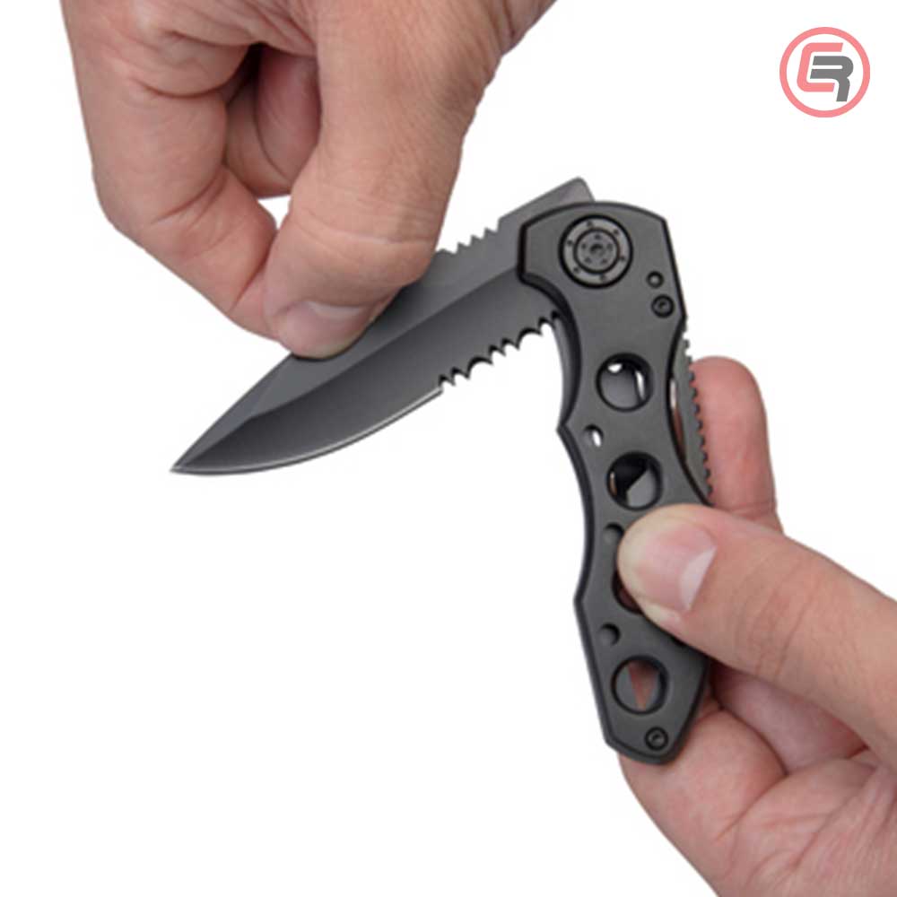 Wolfcraft Nož Preklopni Glatka + Nazubljena Oštrica 75 mm - 4289000 - Slika 7