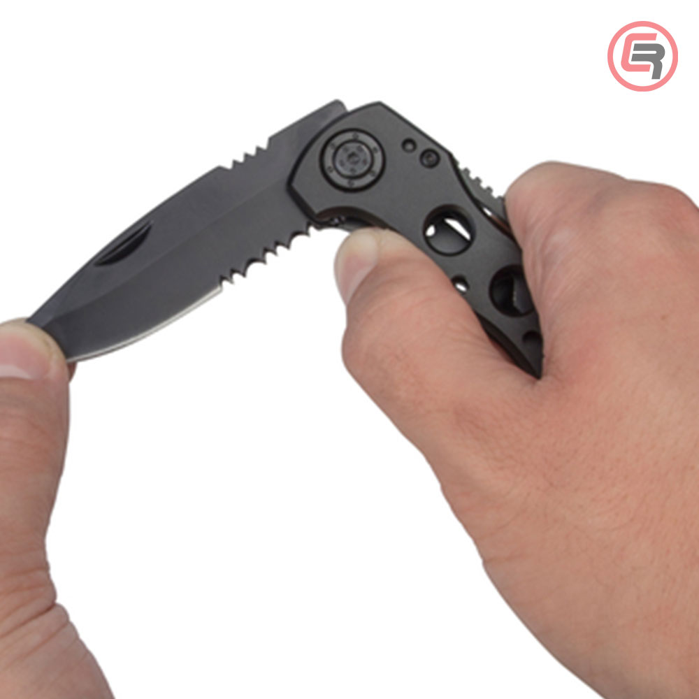 Wolfcraft Nož Preklopni Glatka + Nazubljena Oštrica 75 mm - 4289000 - Slika 6