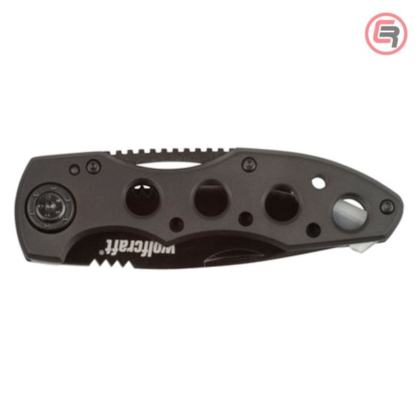 Wolfcraft Nož Preklopni Glatka + Nazubljena Oštrica 75 mm - 4289000 - Slika 3