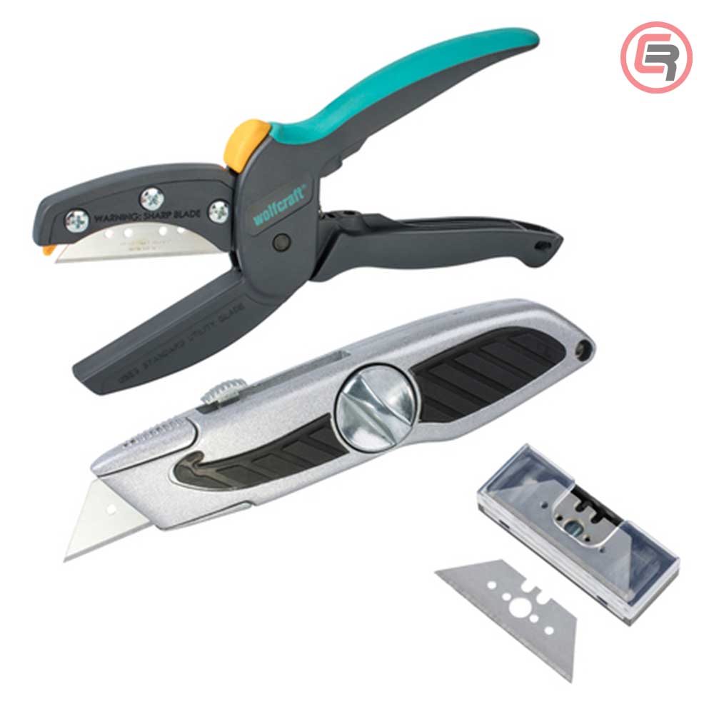 Wolfcraft Univerzalni Set Za Rezanje Škare + Skalpel / 3 dijelni - 4325000