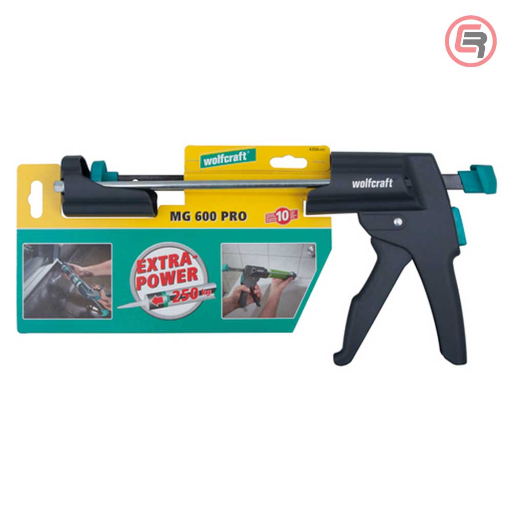 Wolfcraft Pištolj Za Silikon MG 600 Pro / 310 ml - 4356000 - Slika 2